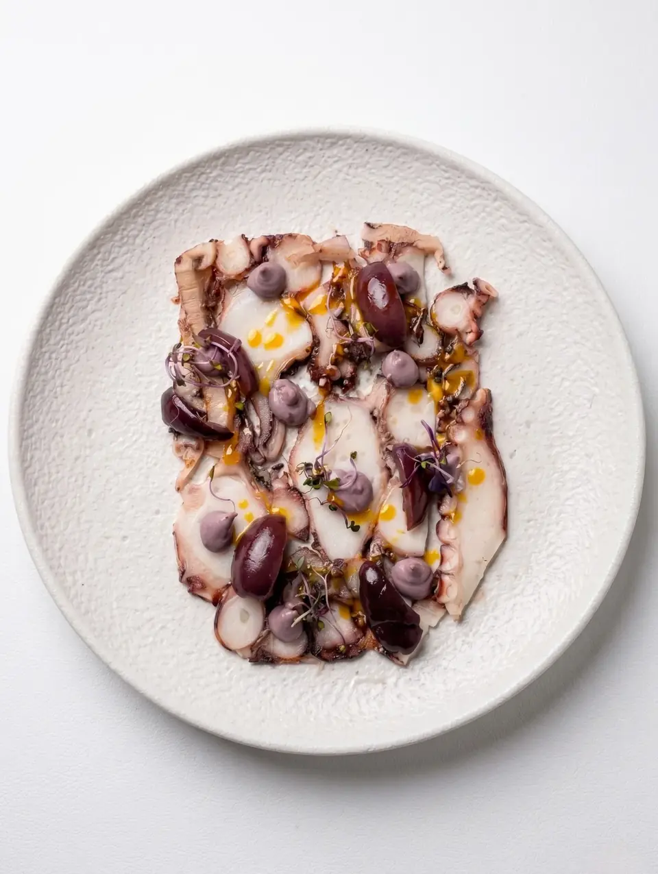 Un plato de pulpo de una experiencia anterior