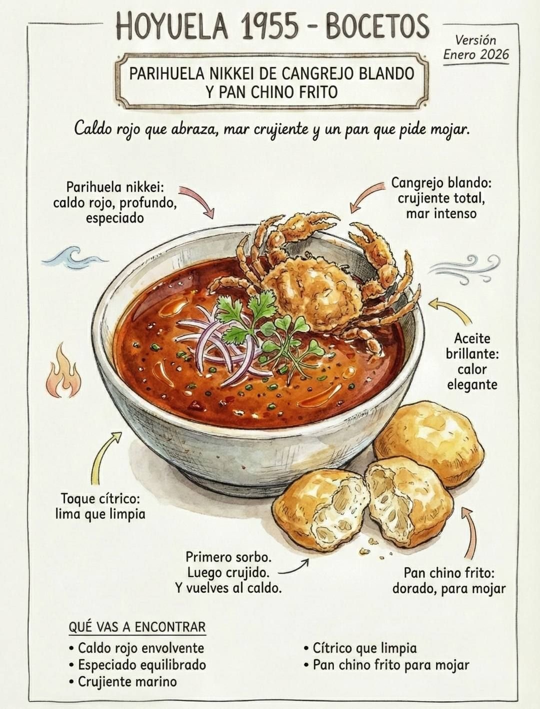 Boceto · Parihuela nikkei