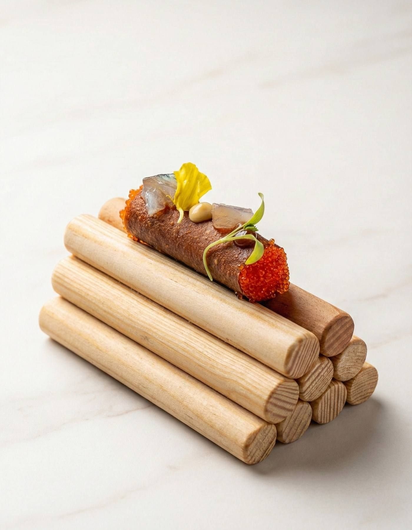 Plato · Cannoli de mejillón